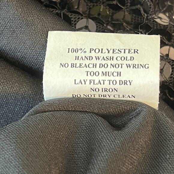 Ruby rox Sequin black sheath‎ lined dress Small holiday party - Picture 6 of 6